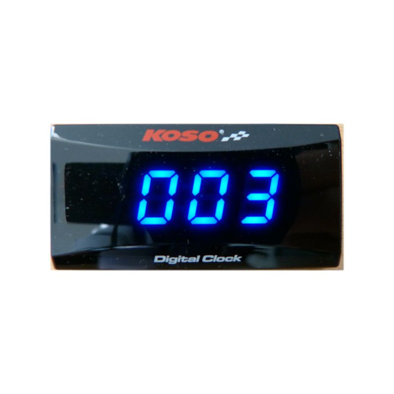 Horloge KOSO extra plate avec rétroéclairage bleu