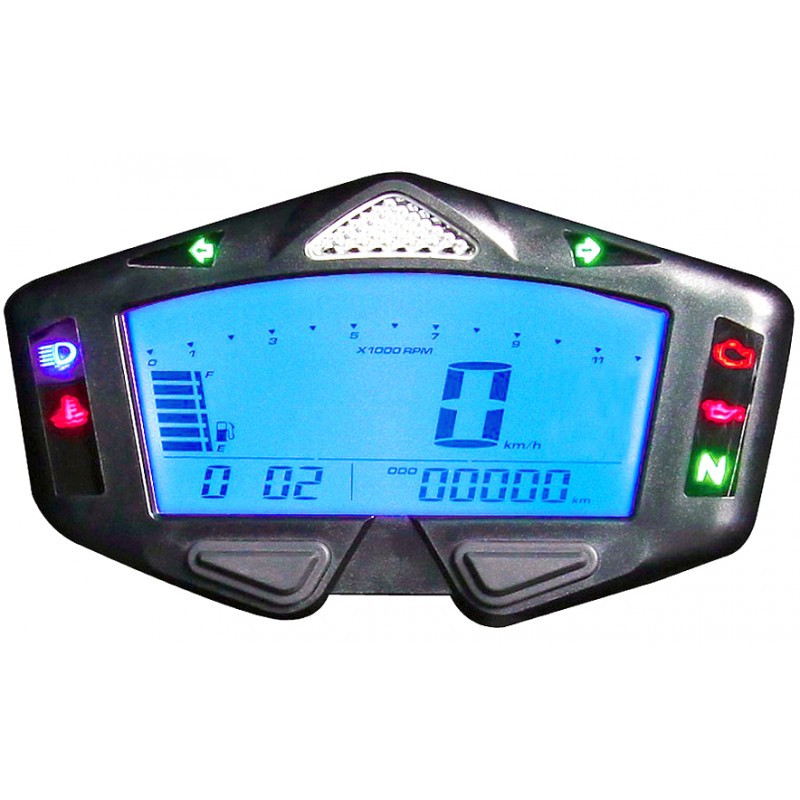 Compteur,Thermomètre numérique universel pour Moto, indicateur de