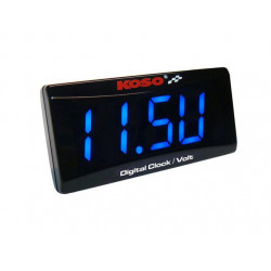 Horloge et Voltmètre Koso super slim style de 6.0 à 19.9 Volts